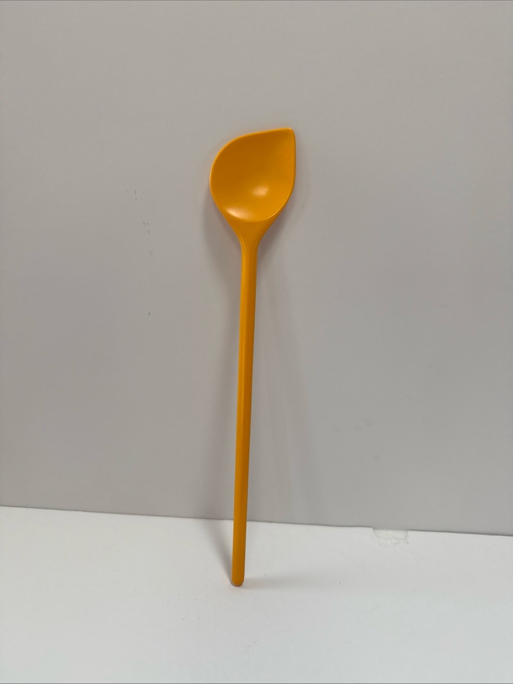 Yellow melamine Dr Oetker spoon slanted spoon